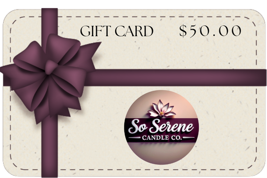 So Serene Candles e-Gift Card