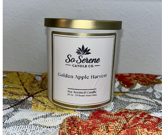 Golden Apple Harvest – 10 oz Candle