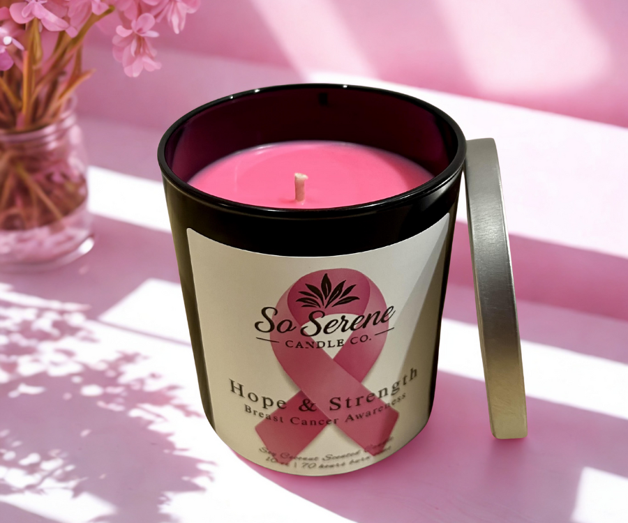 Breast Cancer Awareness Candle – 10 oz
